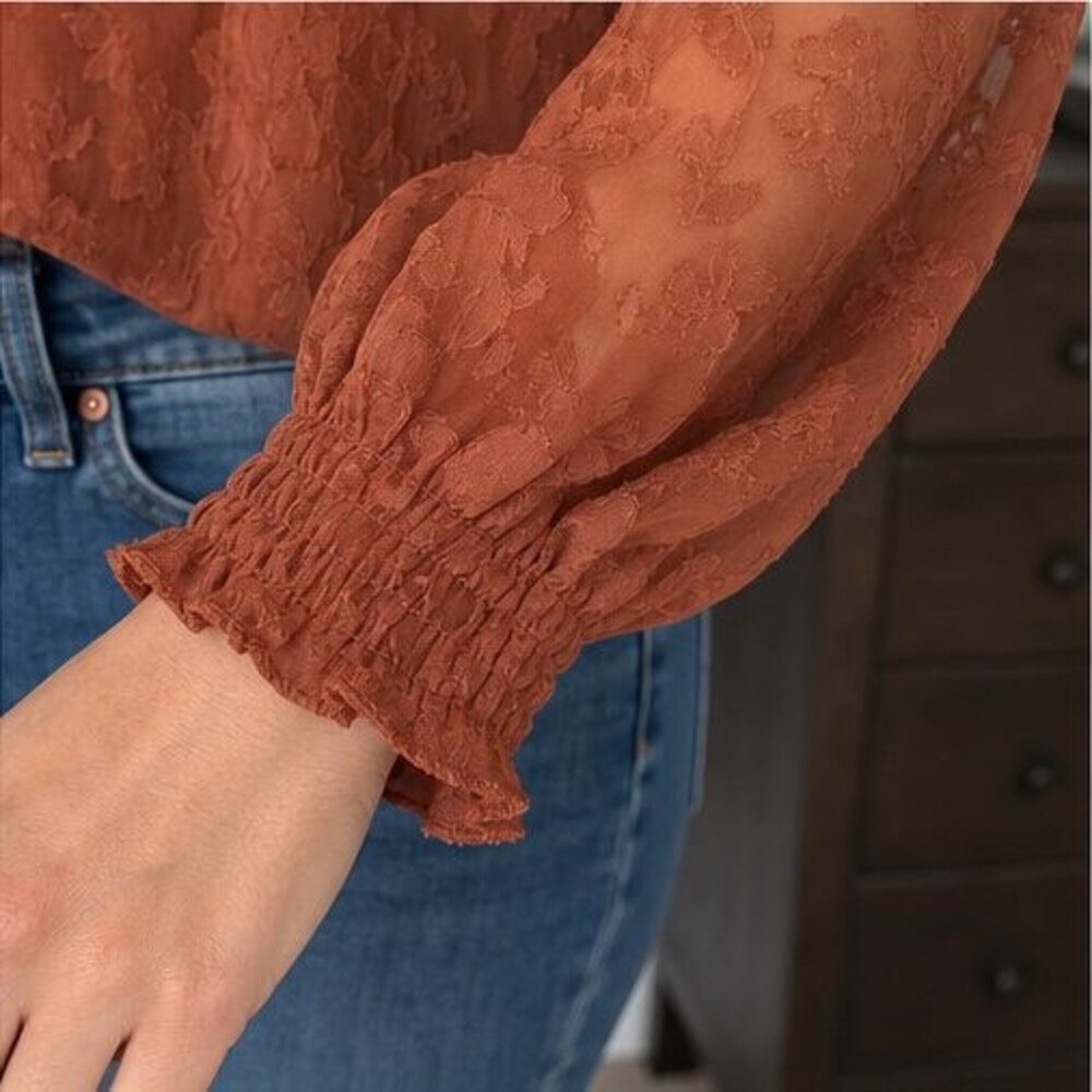 Sand Peplum Top - Picture 5 of 6